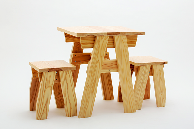 釜石・大槌産のスギを活用した家具、木工品の商品開発